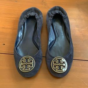 Tory Burch Minnie Travel Ballet Flat, Suede
